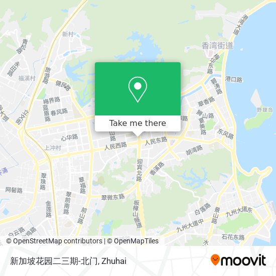 新加坡花园二三期-北门 map