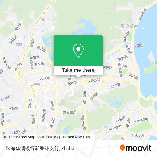 珠海华润银行新香洲支行 map