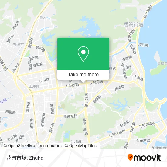 花园市场 map