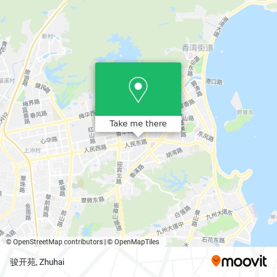 骏开苑 map
