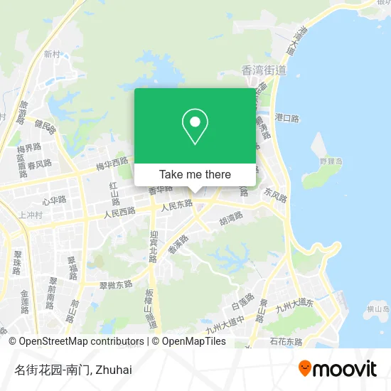 名街花园-南门 map