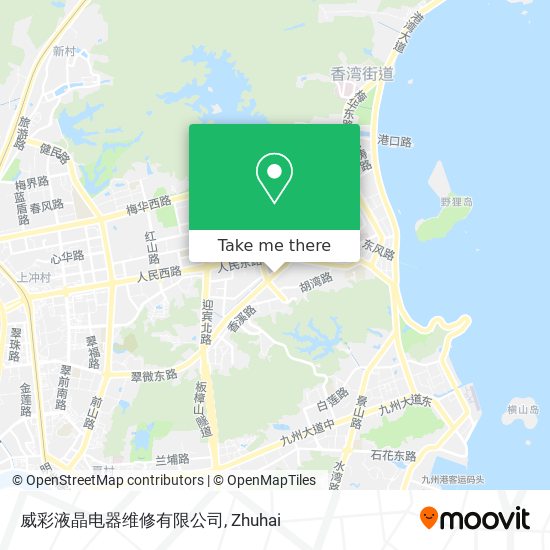 威彩液晶电器维修有限公司 map