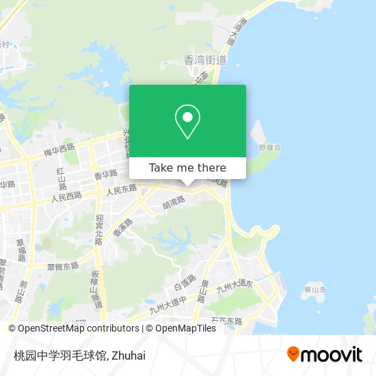 桃园中学羽毛球馆 map