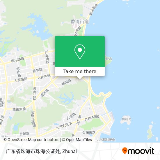 广东省珠海市珠海公证处 map