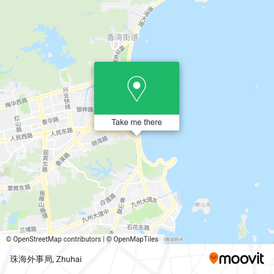 珠海外事局 map