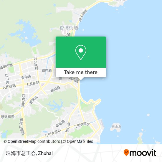 珠海市总工会 map
