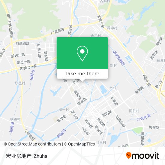 宏业房地产 map