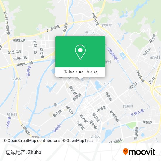 忠诚地产 map