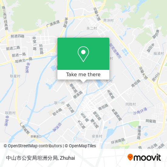 中山市公安局坦洲分局 map