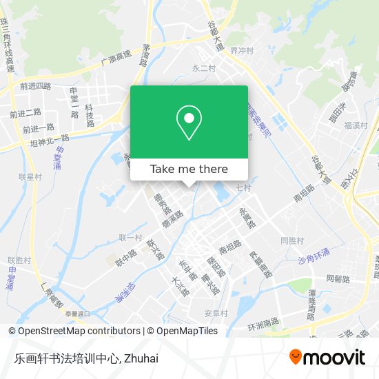 乐画轩书法培训中心 map