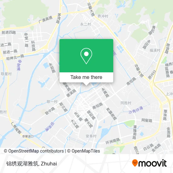 锦绣观湖雅筑 map