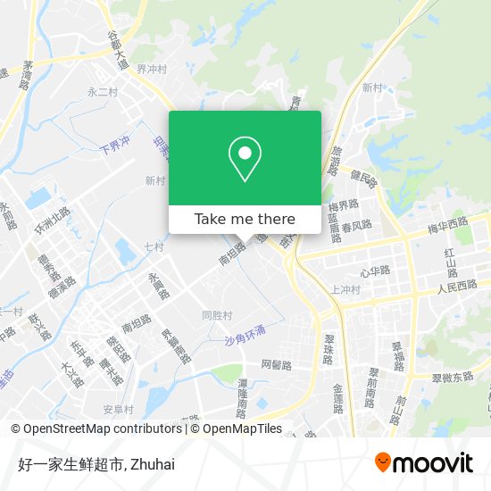 好一家生鲜超市 map
