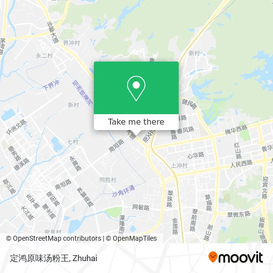 定鸿原味汤粉王 map