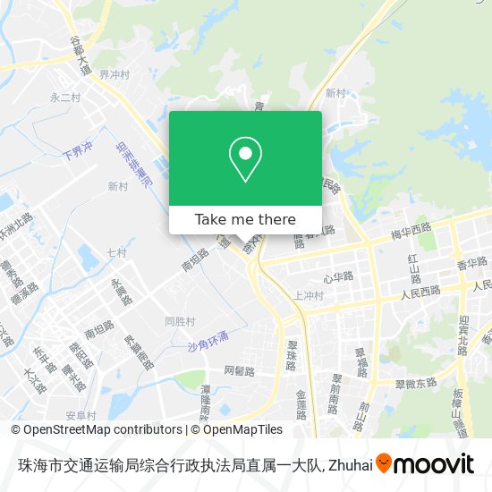 珠海市交通运输局综合行政执法局直属一大队 map