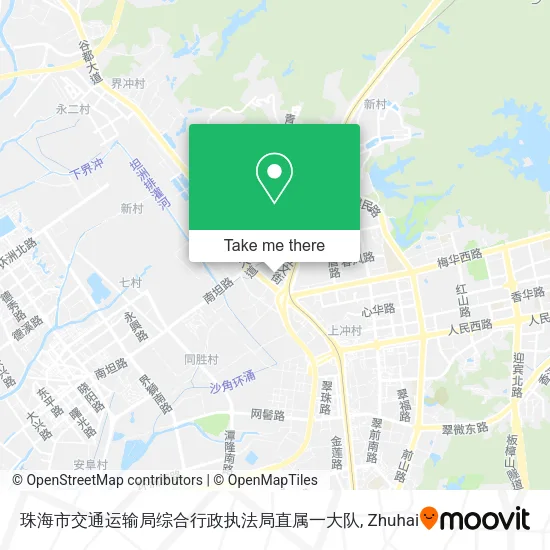 珠海市交通运输局综合行政执法局直属一大队 map