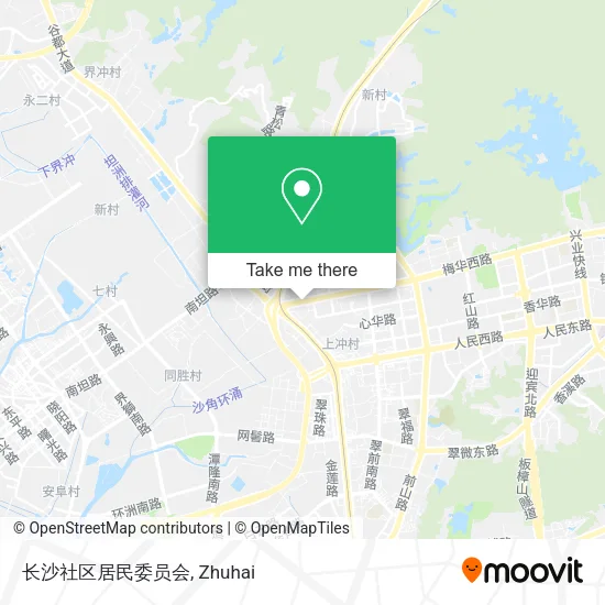 长沙社区居民委员会 map