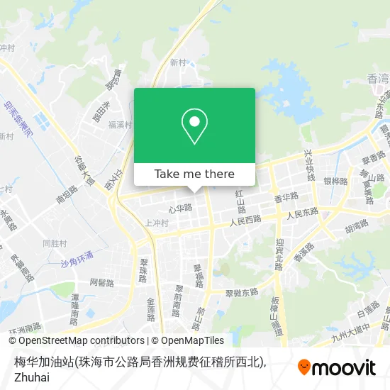 梅华加油站(珠海市公路局香洲规费征稽所西北) map