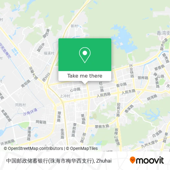 中国邮政储蓄银行(珠海市梅华西支行) map