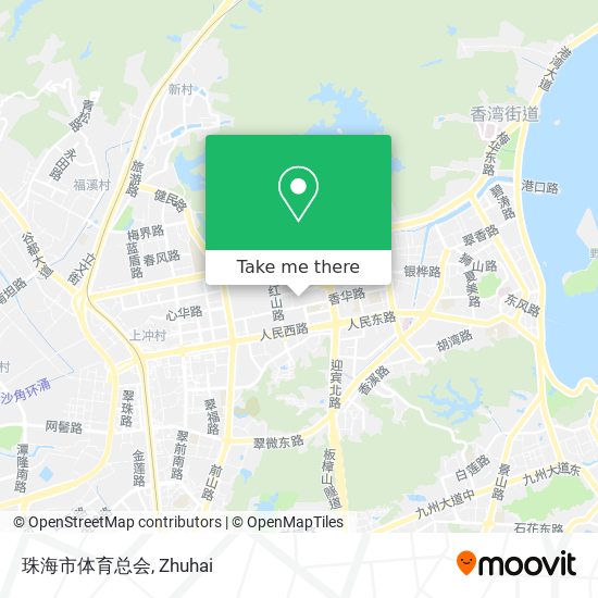 珠海市体育总会 map