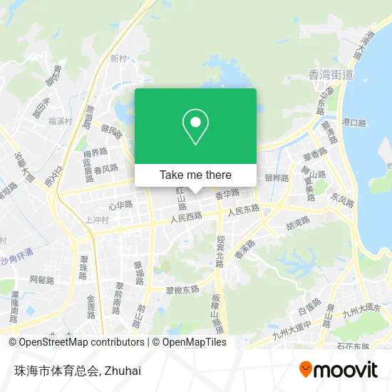 珠海市体育总会 map