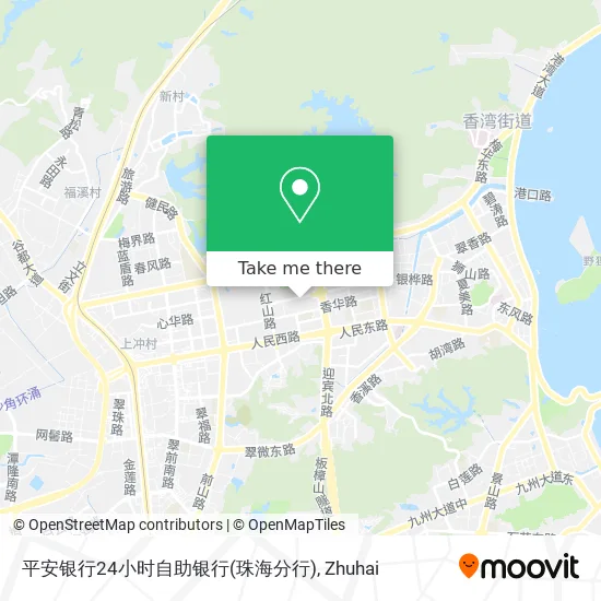 平安银行24小时自助银行(珠海分行) map