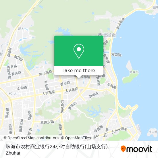 珠海市农村商业银行24小时自助银行(山场支行) map