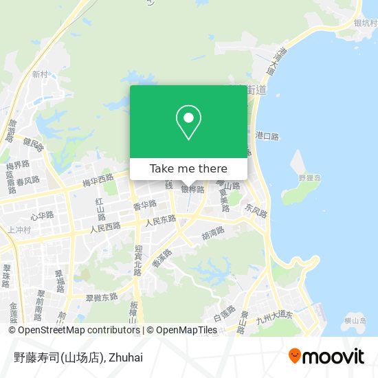 野藤寿司(山场店) map