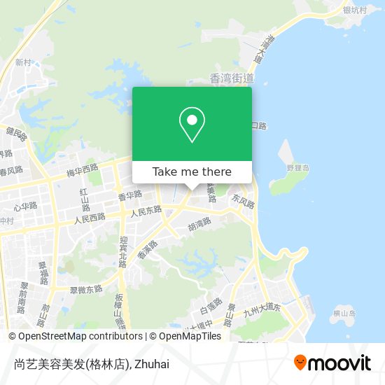尚艺美容美发(格林店) map