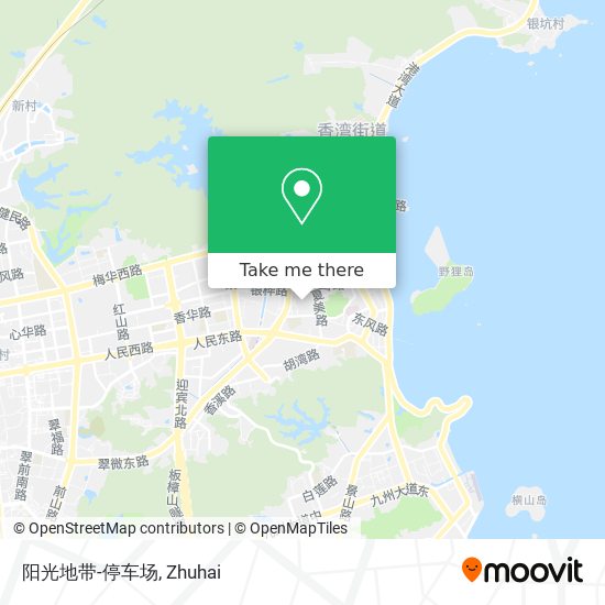 阳光地带-停车场 map