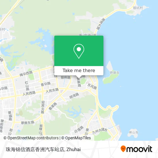 珠海锦信酒店香洲汽车站店 map
