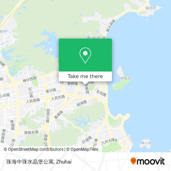 珠海中珠水晶堡公寓 map