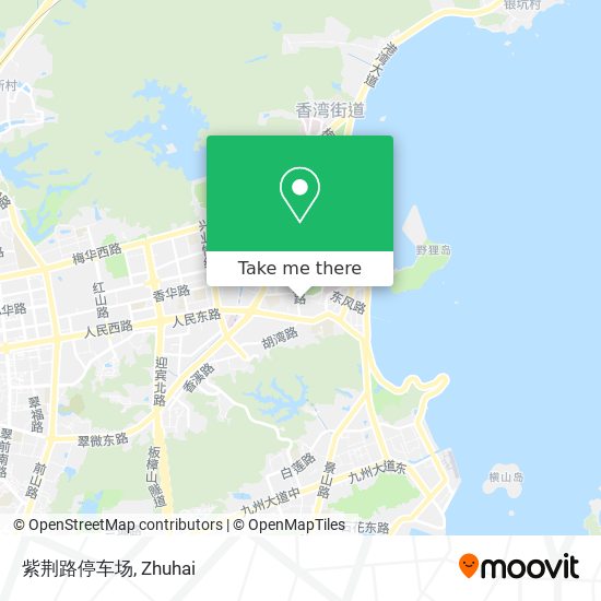 紫荆路停车场 map