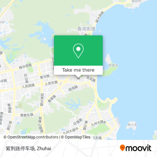 紫荆路停车场 map