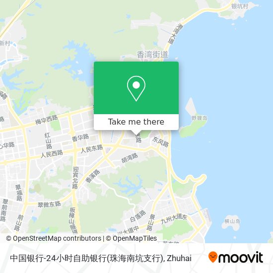 中国银行-24小时自助银行(珠海南坑支行) map