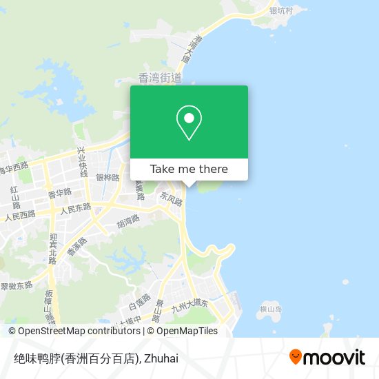 绝味鸭脖(香洲百分百店) map