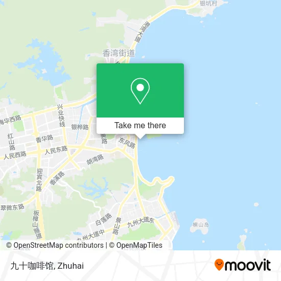 九十咖啡馆 map