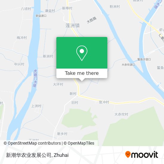 新潮华农业发展公司 map