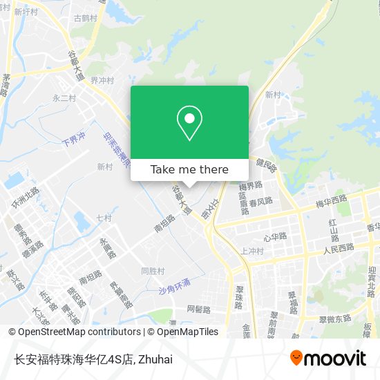 长安福特珠海华亿4S店 map