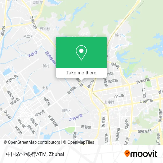 中国农业银行ATM map