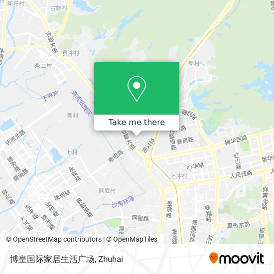 博皇国际家居生活广场 map