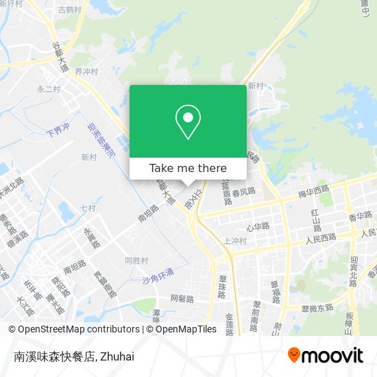 南溪味森快餐店 map