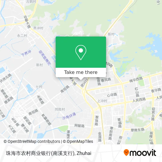 珠海市农村商业银行(南溪支行) map