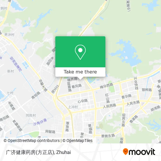 广济健康药房(方正店) map