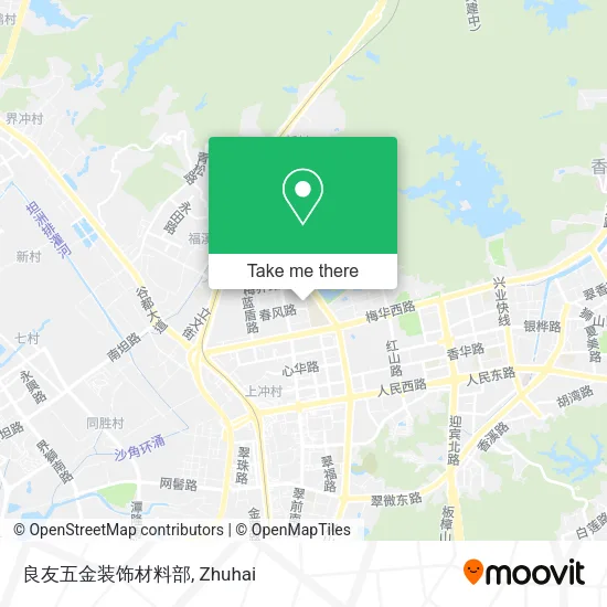 良友五金装饰材料部 map
