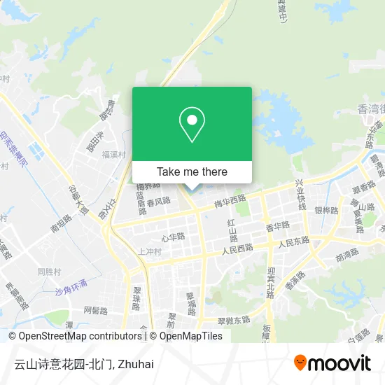 云山诗意花园-北门 map