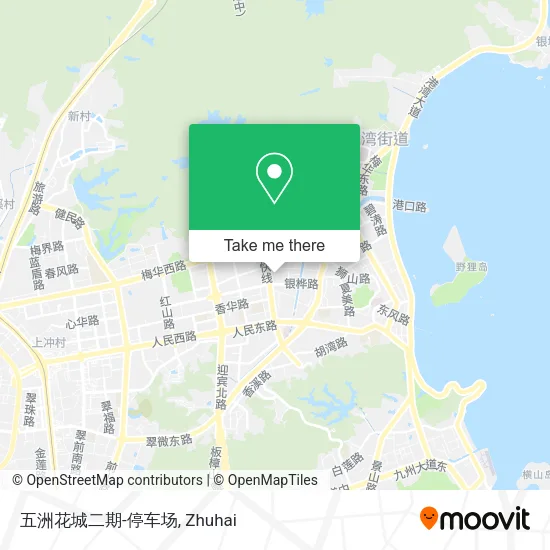 五洲花城二期-停车场 map