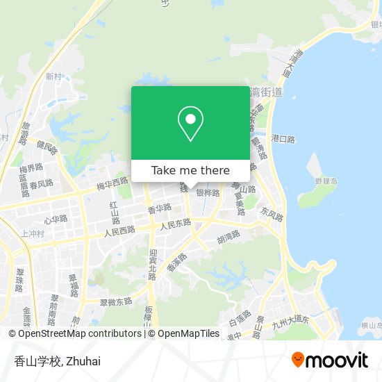 香山学校 map