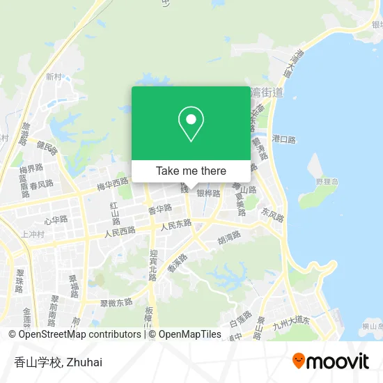 香山学校 map