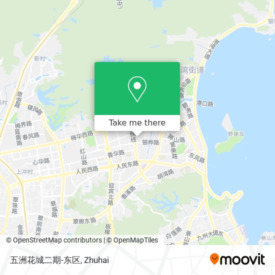 五洲花城二期-东区 map