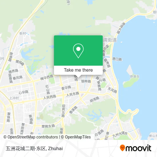 五洲花城二期-东区 map